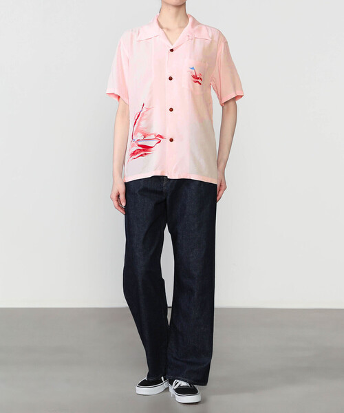 SUN SURF(サンサーフ)の「SUN SURF | ハワイアンシャツ “WATER SKIING” WOMEN(シャツ/ブラウス・レディース・オフホワイト/ピンク・S)」の17枚目の写真