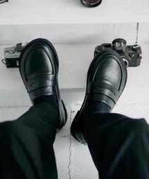 SELLE GLANT（セレグランテ）の「2WAY STUDDED ATTACHMENT LOAFERS / 2WAYスタッズアタッチメントローファー（ローファー）」