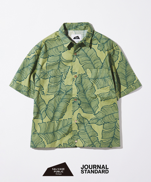 SALVAGE PUBLIC(サルベージパブリック)の「SALVAGE PUBLIC / サルベージパブリック 別注 Hapa Jac Shirt 3(シャツ/ブラウス・メンズ・サファリグリーン・LARGE/MEDIUM)」の5枚目の写真