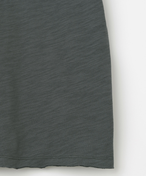 Millo Archive（ミロ アーカイブ）の「レイヤードローカットTシャツ[チャコール]（Tシャツ/カットソー・メンズ・その他・X-LARGE/LARGE/MEDIUM）」の4枚目の写真