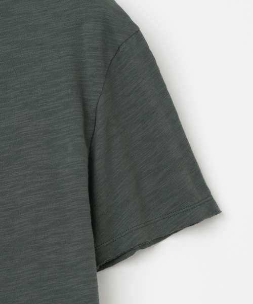 Millo Archive（ミロ アーカイブ）の「レイヤードローカットTシャツ[チャコール]（Tシャツ/カットソー・メンズ・その他・X-LARGE/LARGE/MEDIUM）」の5枚目の写真