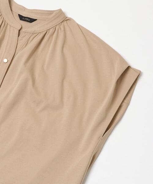URBAN RESEARCH ROSSO WOMEN(アーバンリサーチ ロッソ)の「『WEB/一部店舗限定』汗染防止デザインボタンカットブラウス(シャツ/ブラウス・レディース・オフホワイト/ネイビー/ピンクベージュ・FREE)」の19枚目の写真