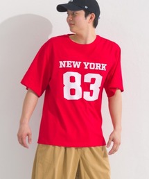 OMNES（オムネス）の「メンズロゴプリント半袖Tシャツ（Tシャツ/カットソー）」