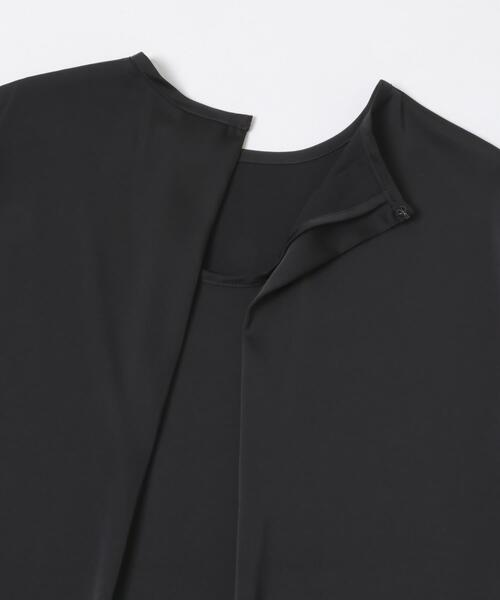 URBAN RESEARCH ROSSO WOMEN(アーバンリサーチ ロッソ)の「接触冷感 吸水速乾サテンブラウス(シャツ/ブラウス・レディース・ベージュ系その他/レッド系その他/ブラック・FREE)」の7枚目の写真