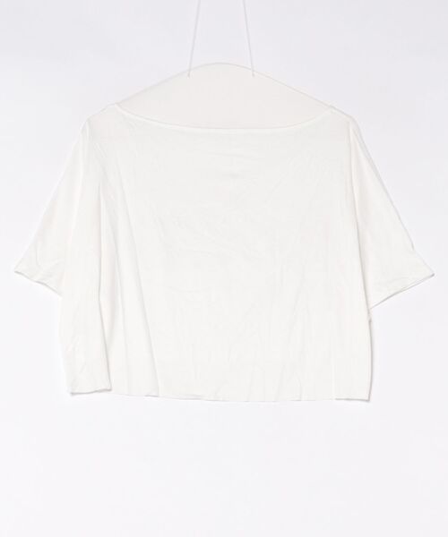 ViViDAY(ビビデー)の「英字ロゴワンショルダーショート丈tシャツ(Tシャツ/カットソー・レディース・ホワイト/ブラック・M)」の17枚目の写真