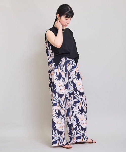 LHELBIE(レルビエ)の「プリントドッキングトップス(Tシャツ/カットソー・レディース・イエロー/ブルー/ブラック・M)」の21枚目の写真