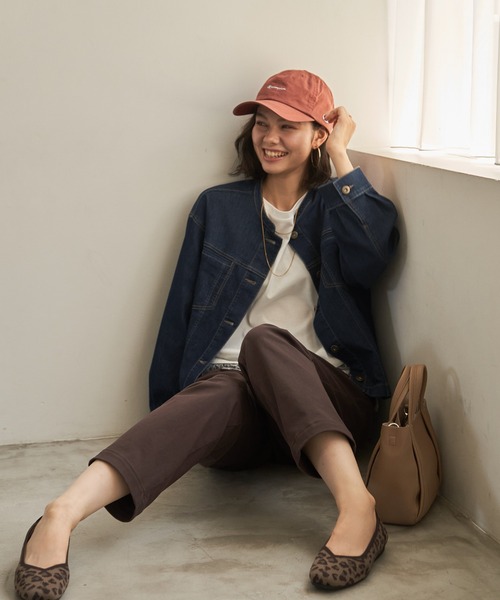 ikka（イッカ）の「メッシュデニムブルゾン【親子コーデ】（デニムジャケット・レディース・ブラック/ネイビー・M/L）」の3枚目の写真