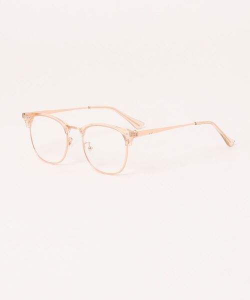 Revo.(レボ)の「THURMONT BROW CLASSIC GLASSES / サーモント ハーフリム メガネ クリアレンズ 伊達メガネ UVカット(メガネ・メンズ・ブラック/カーキ系/ピンク系・FREE)」の3枚目の写真