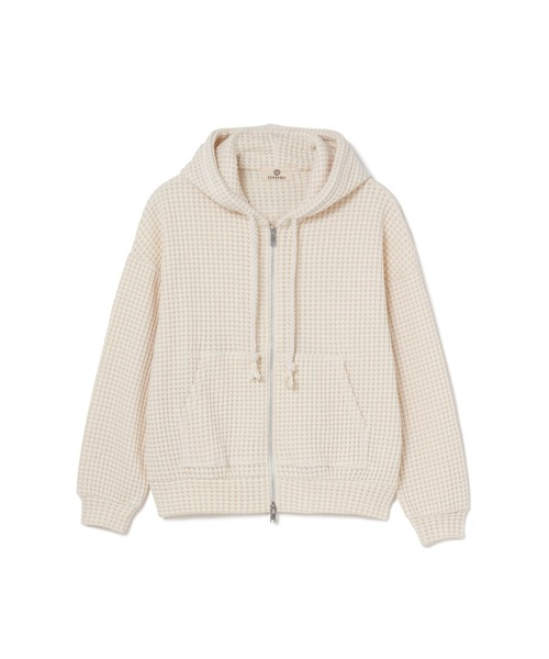 SEAGREEN(シーグリーン)の「SEAGREEN(シーグリーン) BIG WAFFLE HOODIE(パーカー・レディース・グリーン/クリーム/ロイヤルブルー/ブラック/ブルー/ブラウン・2/3/1)」の3枚目の写真