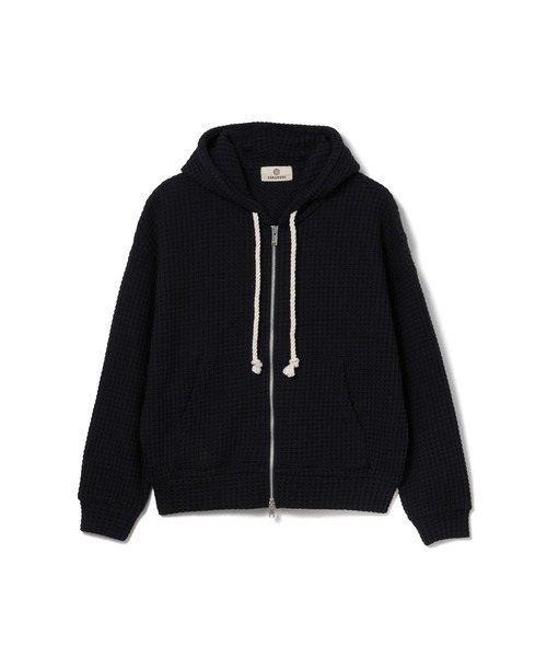 SEAGREEN(シーグリーン)の「SEAGREEN(シーグリーン) BIG WAFFLE HOODIE(パーカー・レディース・グリーン/クリーム/ロイヤルブルー/ブラック/ブルー/ブラウン・2/3/1)」の2枚目の写真