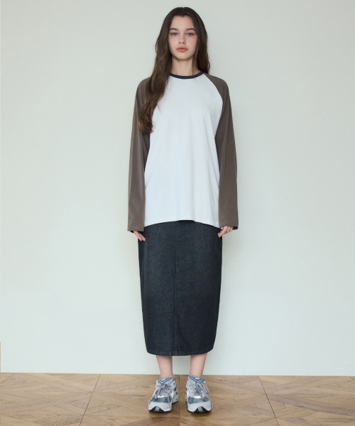 WEDNESDAYOASISFORWOMEN(ウェンズデー オアシス フォー ウーマン)の「W/ウォッシュドデニムロングスカート_2カラー(WC25_SK01)(スカート・レディース・ブルー/ブラック・SMALL/MEDIUM)」の5枚目の写真