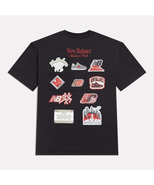 セール】ステッカーパックロゴショートスリーブTシャツ（Tシャツ