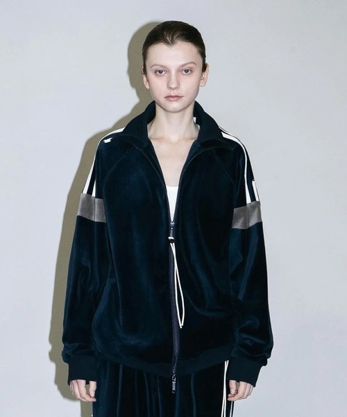 my beautiful landlet】 COTTON VELOUR TRACK JACKET（ジャージ）｜my