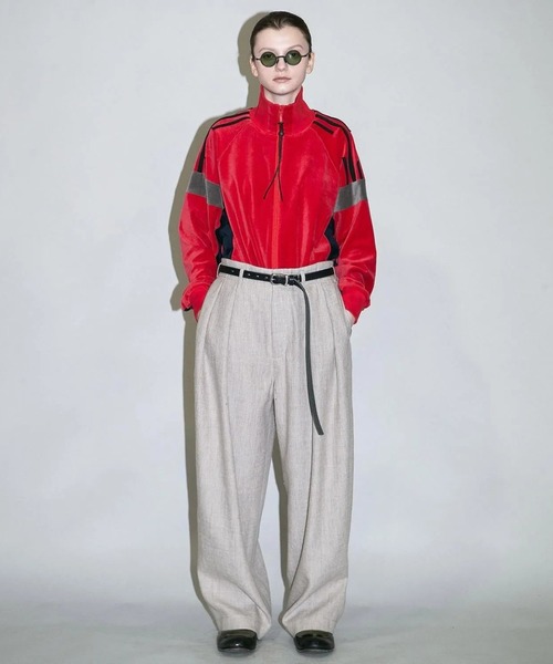my beautiful landlet】 COTTON VELOUR TRACK JACKET（ジャージ）｜my