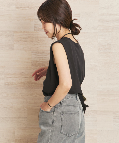 plage(プラージュ)の「minimal N/S Tシャツ(Tシャツ/カットソー・レディース・ベージュ系その他/ライトグレー・FREE)」の11枚目の写真