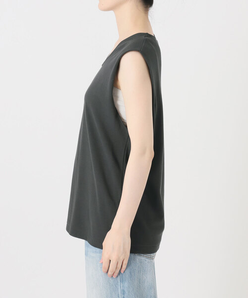 plage(プラージュ)の「minimal N/S Tシャツ(Tシャツ/カットソー・レディース・ベージュ系その他/ライトグレー・FREE)」の21枚目の写真