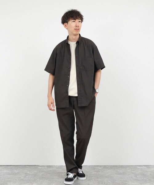 NOLLEY’S(ノーリーズ)の「DotAir ドットエアー半袖B.D. ボタンダウンシャツ 26SS(シャツ/ブラウス・メンズ・グレー/ブラウン/ネイビー・M/L/S)」の19枚目の写真