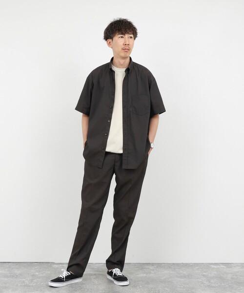 NOLLEY’S(ノーリーズ)の「DotAir ドットエアー半袖B.D. ボタンダウンシャツ 26SS(シャツ/ブラウス・メンズ・グレー/ブラウン/ネイビー・M/L/S)」の20枚目の写真