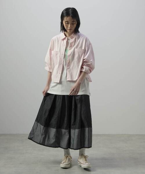 CONVERSE TOKYO（コンバーストウキョウ）の「LOGO PRINT HOTFIX TEE（Tシャツ/カットソー・レディース・ホワイト/ブラック/ブルー・SMALL/MEDIUM）」の9枚目の写真