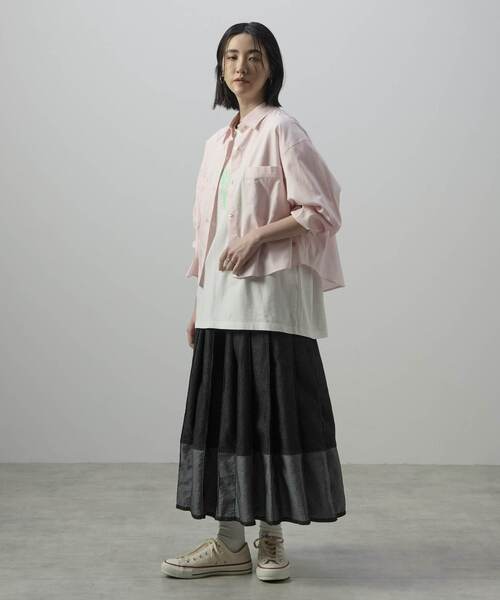 CONVERSE TOKYO（コンバーストウキョウ）の「LOGO PRINT HOTFIX TEE（Tシャツ/カットソー・レディース・ホワイト/ブラック/ブルー・SMALL/MEDIUM）」の10枚目の写真