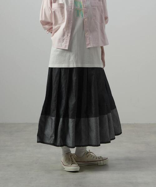 CONVERSE TOKYO（コンバーストウキョウ）の「LOGO PRINT HOTFIX TEE（Tシャツ/カットソー・レディース・ホワイト/ブラック/ブルー・SMALL/MEDIUM）」の11枚目の写真