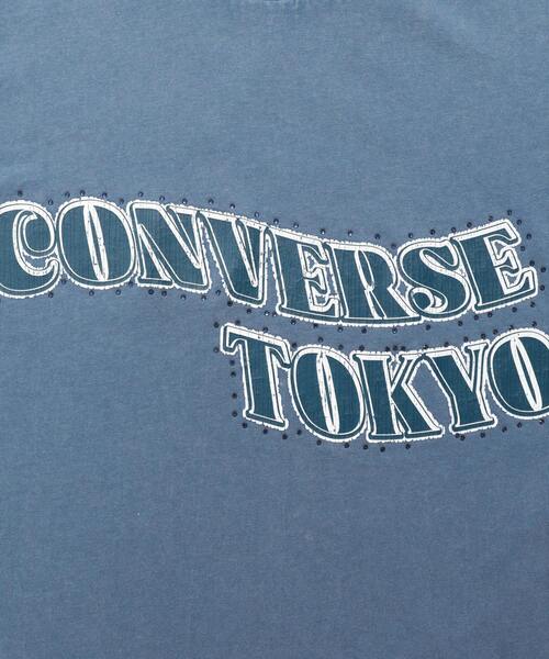 CONVERSE TOKYO（コンバーストウキョウ）の「LOGO PRINT HOTFIX TEE（Tシャツ/カットソー・レディース・ホワイト/ブラック/ブルー・SMALL/MEDIUM）」の22枚目の写真