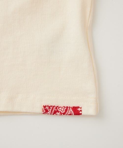 elephantant（エレファントアント）の「[ELEPHANT/エレファント] 別注 バックロゴ刺繍Tシャツ（Tシャツ/カットソー・レディース・ネイビー/ブラック/ホワイト/ベージュ・L/M/XL）」の7枚目の写真