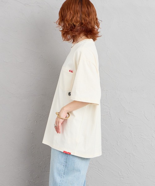 elephantant（エレファントアント）の「[ELEPHANT/エレファント] 別注 バックロゴ刺繍Tシャツ（Tシャツ/カットソー・レディース・ネイビー/ブラック/ホワイト/ベージュ・L/M/XL）」の21枚目の写真