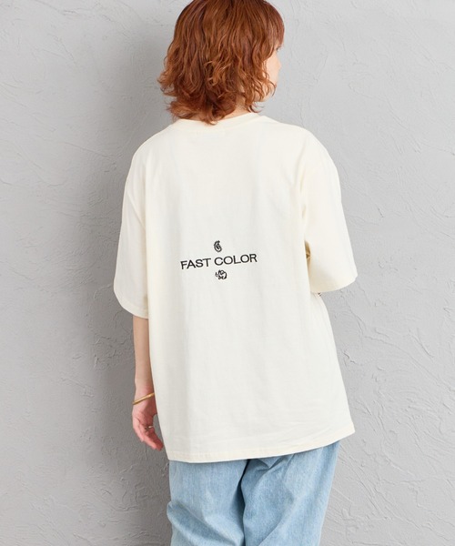 elephantant（エレファントアント）の「[ELEPHANT/エレファント] 別注 バックロゴ刺繍Tシャツ（Tシャツ/カットソー・レディース・ネイビー/ブラック/ホワイト/ベージュ・L/M/XL）」の22枚目の写真