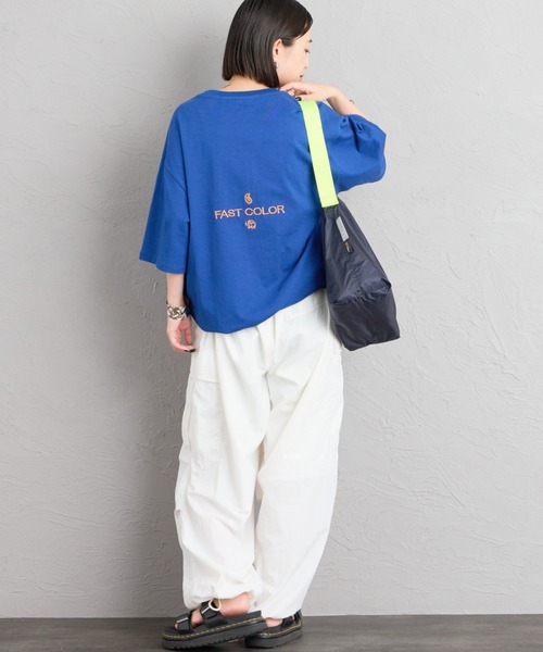 elephantant（エレファントアント）の「[ELEPHANT/エレファント] 別注 バックロゴ刺繍Tシャツ（Tシャツ/カットソー・レディース・ネイビー/ブラック/ホワイト/ベージュ・L/M/XL）」の13枚目の写真