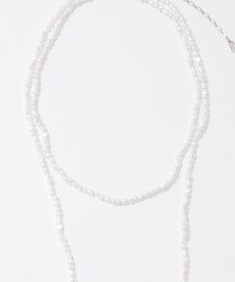 green label relaxing（グリーンレーベルリラクシング）の「フェイクパール バロック 2連ラリエット ネックレス（ネックレス・レディース）」