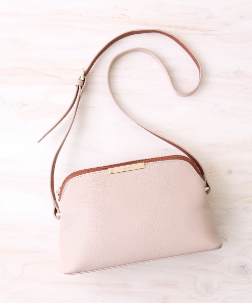 interstaple（インターステイプル）の「【春の新色】ラウンドミニショルダー（ショルダーバッグ・レディース・ネイビー/アイボリー/ライトブルー・FREE）」の2枚目の写真