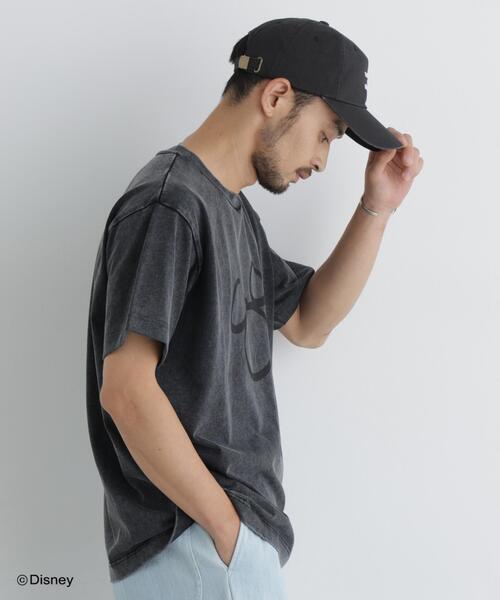 NANO universe(ナノユニバース)の「NANO×DISNEY ミッキーマウス フェードTシャツ(Tシャツ/カットソー・メンズ・スミクロ/グレー・M/L)」の5枚目の写真
