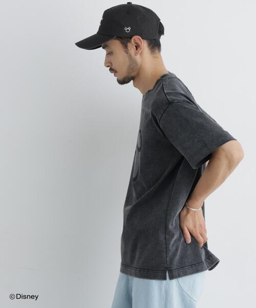 NANO universe(ナノユニバース)の「NANO×DISNEY ミッキーマウス フェードTシャツ(Tシャツ/カットソー・メンズ・スミクロ/グレー・M/L)」の6枚目の写真