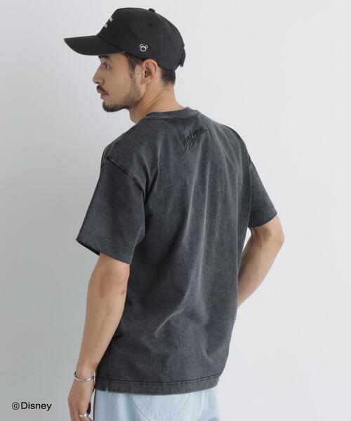 NANO universe(ナノユニバース)の「NANO×DISNEY ミッキーマウス フェードTシャツ(Tシャツ/カットソー・メンズ・スミクロ/グレー・M/L)」の7枚目の写真