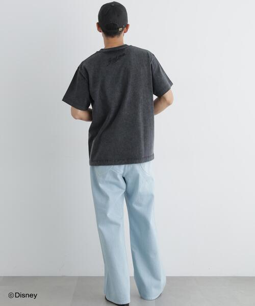 NANO universe(ナノユニバース)の「NANO×DISNEY ミッキーマウス フェードTシャツ(Tシャツ/カットソー・メンズ・スミクロ/グレー・M/L)」の12枚目の写真