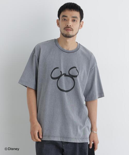 NANO universe(ナノユニバース)の「NANO×DISNEY ミッキーマウス フェードTシャツ(Tシャツ/カットソー・メンズ・スミクロ/グレー・M/L)」の13枚目の写真