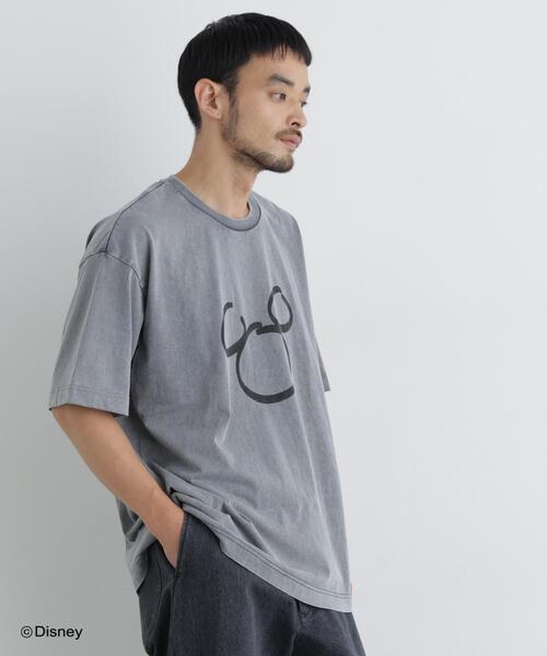 NANO universe(ナノユニバース)の「NANO×DISNEY ミッキーマウス フェードTシャツ(Tシャツ/カットソー・メンズ・スミクロ/グレー・M/L)」の14枚目の写真