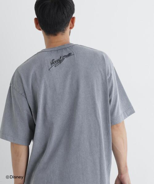 NANO universe(ナノユニバース)の「NANO×DISNEY ミッキーマウス フェードTシャツ(Tシャツ/カットソー・メンズ・スミクロ/グレー・M/L)」の15枚目の写真