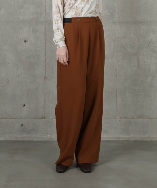 STUDIO PICONE(スタジオピッコーネ)の「ウエストロゴUV冷感パンツ(その他パンツ・レディース・ブラック/ホワイト/ブラウン/ベージュ・L/M/LL)」の19枚目の写真