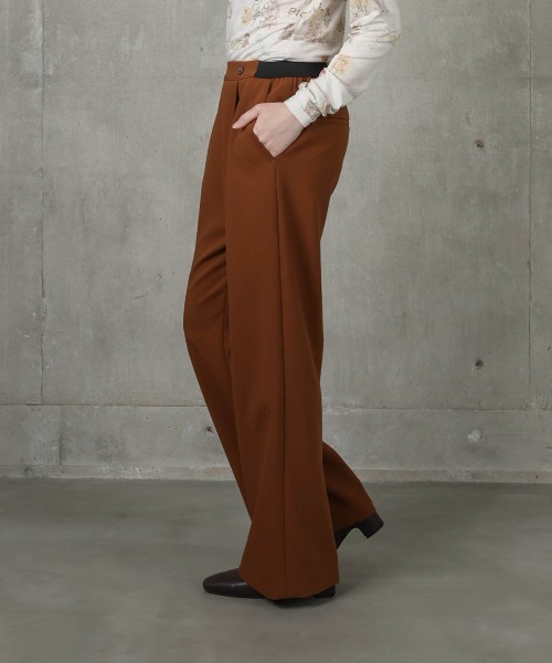 STUDIO PICONE(スタジオピッコーネ)の「ウエストロゴUV冷感パンツ(その他パンツ・レディース・ブラック/ホワイト/ブラウン/ベージュ・L/M/LL)」の20枚目の写真