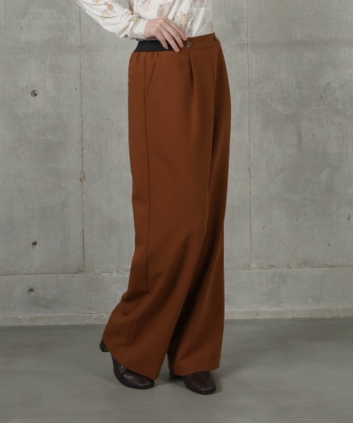 STUDIO PICONE(スタジオピッコーネ)の「ウエストロゴUV冷感パンツ(その他パンツ・レディース・ブラック/ホワイト/ブラウン/ベージュ・L/M/LL)」の22枚目の写真