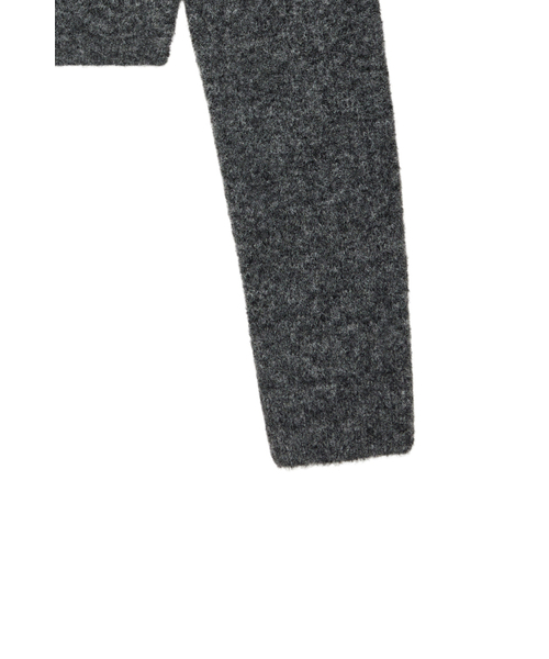 DEINET(ダイニット)の「ALPACA ROUND KNIT CARDIGAN IN CHARCOAL(カーディガン/ボレロ・レディース・その他・FREE)」の6枚目の写真