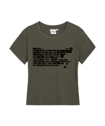 BACK レディース スリムフィット 半袖Tシャツ 6色