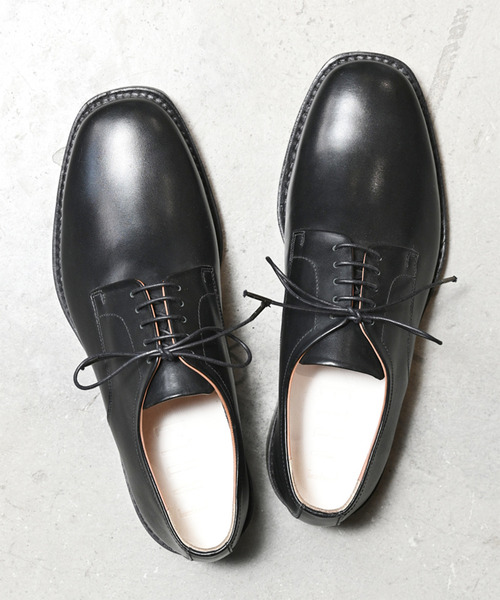 EARLE(アール)の「EARLE アール / EARLE blucher キップレザー外羽根ドレスシューズ / ER3105(ドレスシューズ・メンズ・ブラック・40/41/42/43)」の1枚目の写真