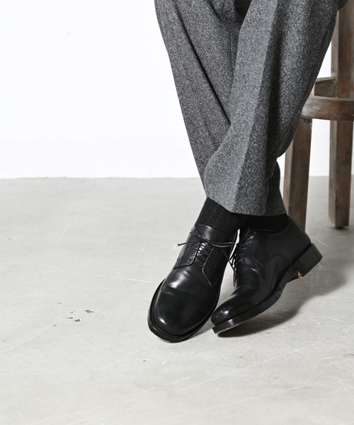 EARLE(アール)の「EARLE アール / EARLE blucher キップレザー外羽根ドレスシューズ / ER3105(ドレスシューズ・メンズ・ブラック・40/41/42/43)」の11枚目の写真