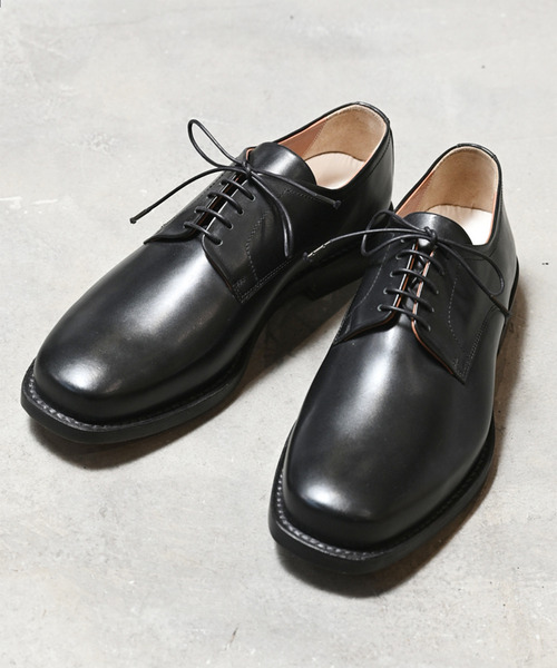 EARLE(アール)の「EARLE アール / EARLE blucher キップレザー外羽根ドレスシューズ / ER3105(ドレスシューズ・メンズ・ブラック・40/41/42/43)」の5枚目の写真