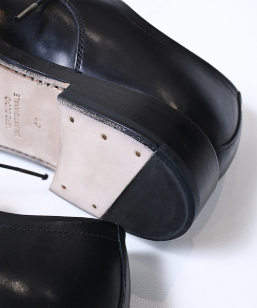 EARLE(アール)の「EARLE アール / EARLE blucher キップレザー外羽根ドレスシューズ / ER3105(ドレスシューズ・メンズ・ブラック・40/41/42/43)」の8枚目の写真