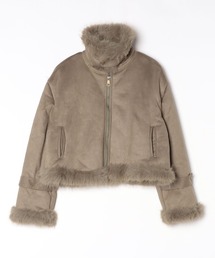 Chin Strap Faux Fur Jacket / チンストラップ フェイクファージャケット