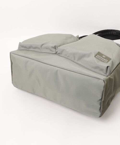 ROOTOTE(ルートート)の「【ROOTOTE】SC.A4w.ripstop-A 3554(トートバッグ・レディース・ブラウン/ブラック/カーキ/チャコールグレー・FREE)」の6枚目の写真